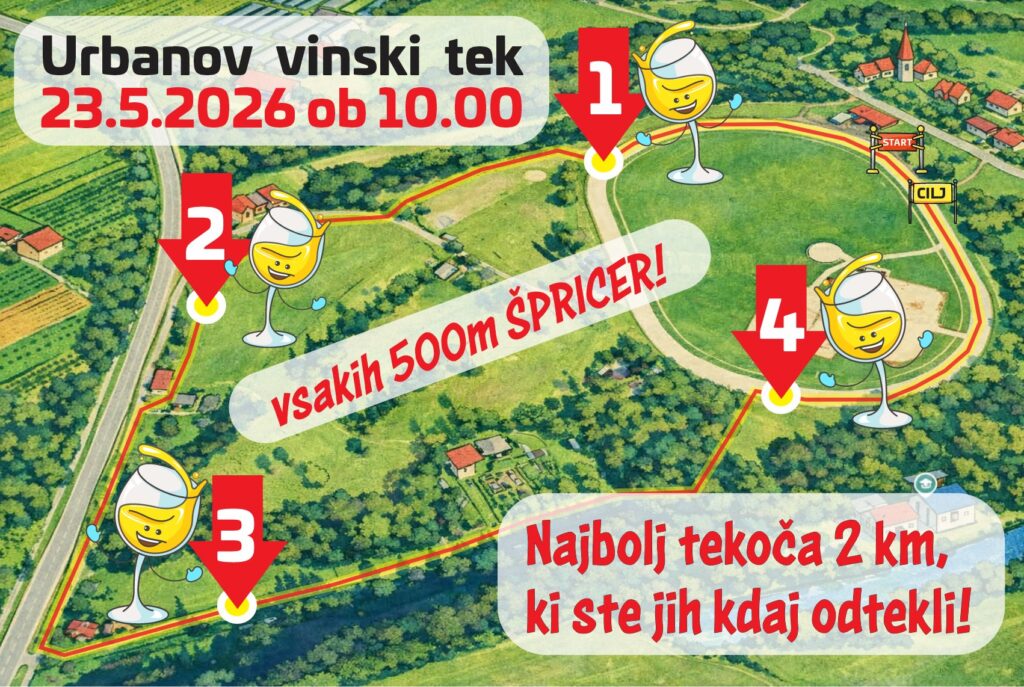 PRIJAVE: URBANOV VINSKI TEK